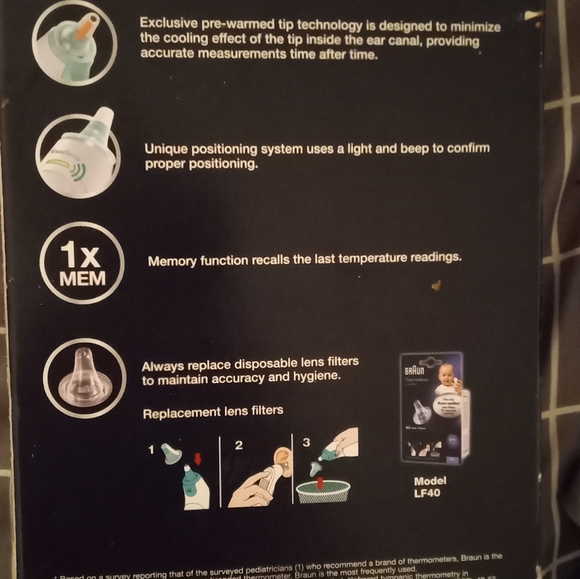 Braun digital ear thermometer - Picture 3 of 6